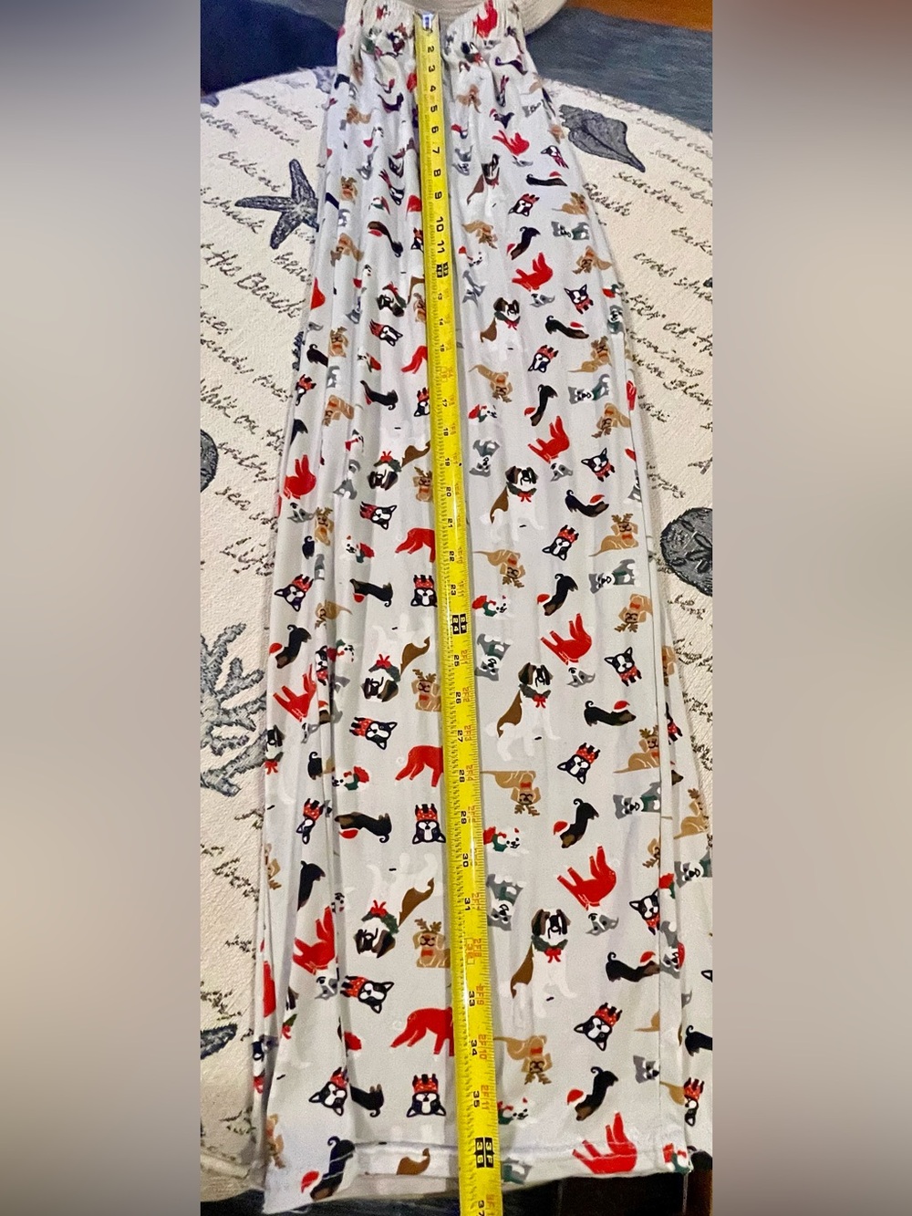 Hello Mello Holiday Lounge Pants – Christmas Dog Print – Size Medium/Large - Picture 10 of 11